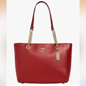 Coach Cammie Chain Tote (Red)